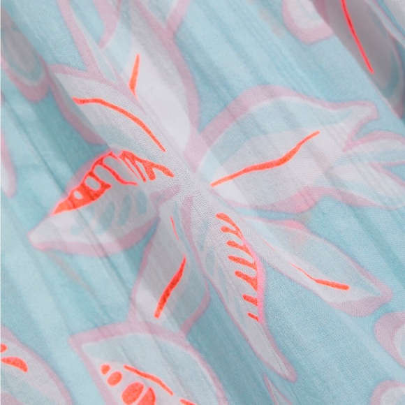 Vineyard, vines, white lace lined shirt size xs NWT - Picture 6 of 6